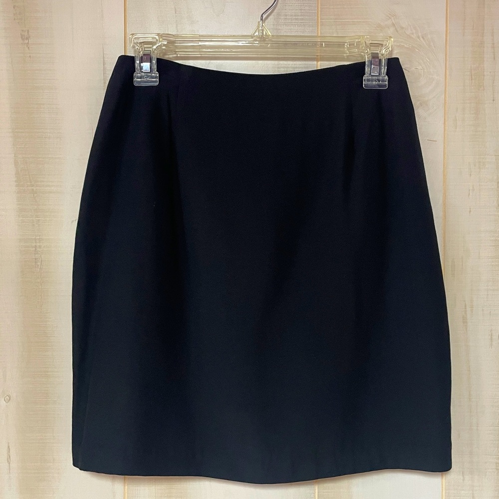 Hugo Buscati Vintage Classic Black Pencil Skirt Sz 6